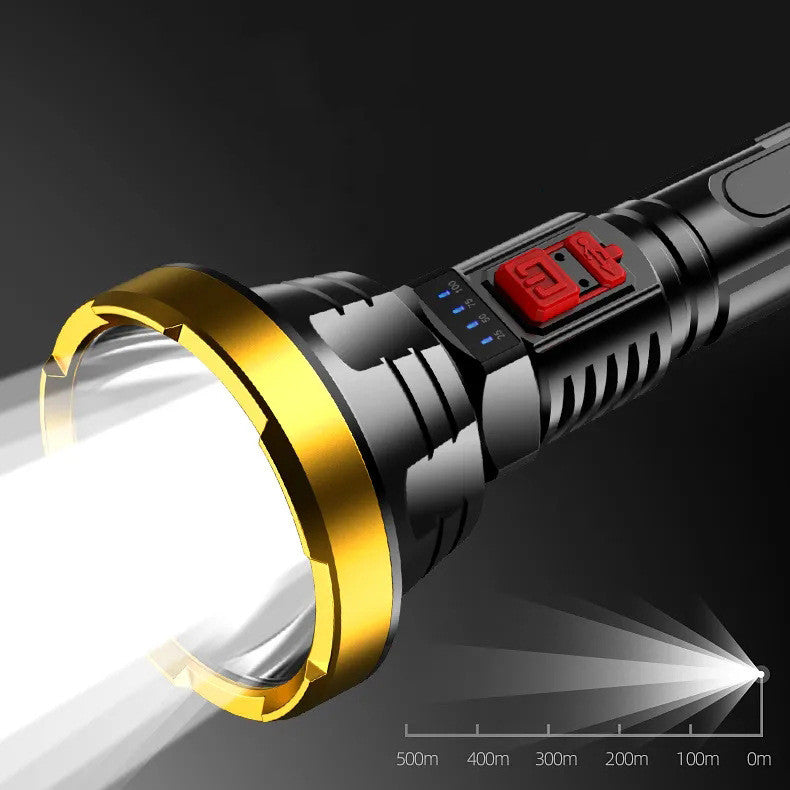 Tactical flashlight USB rechargeable 90000LM LED