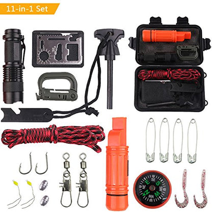 Emergency SOS kit fish multifunction survival travel tool set