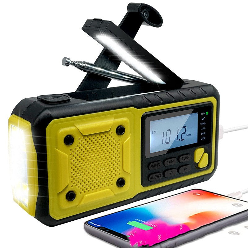 SOS signal Solar Radio powerbank