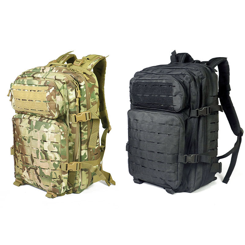 Paquete de emergencia SOS definitivo: mochila versátil en negro y camuflaje para emergencias