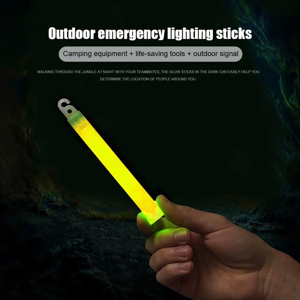 NightGuard Glow Sticks: Verlicht het donker met 6-inch fluorescentie voor noodgevallen buitenshuis