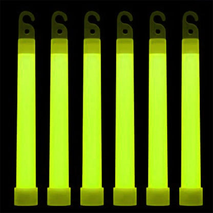 NightGuard Glow Sticks: Verlicht het donker met 6-inch fluorescentie voor noodgevallen buitenshuis