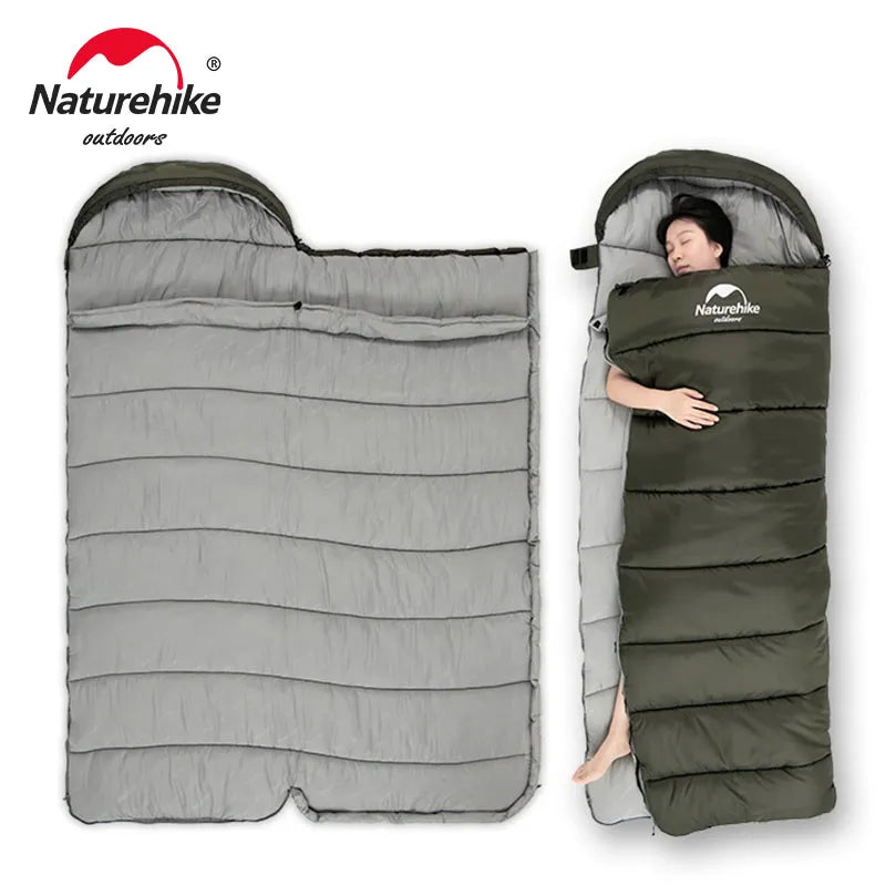 Saco de dormir de invierno ultraligero de emergencia Naturehike: doble comodidad, calidez de supervivencia hasta -17 °C