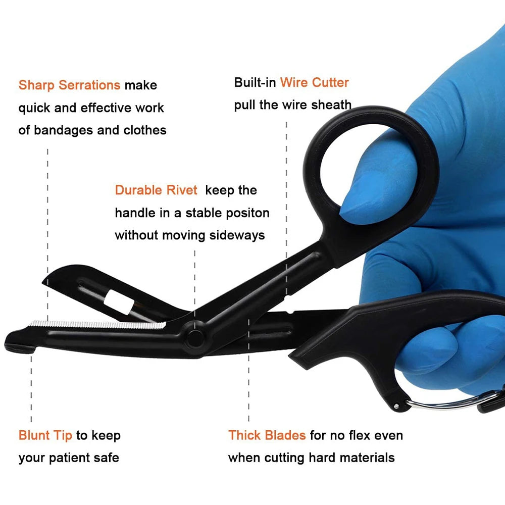 Medical scissors trauma first aid kut stainless steel blades SOS emergency