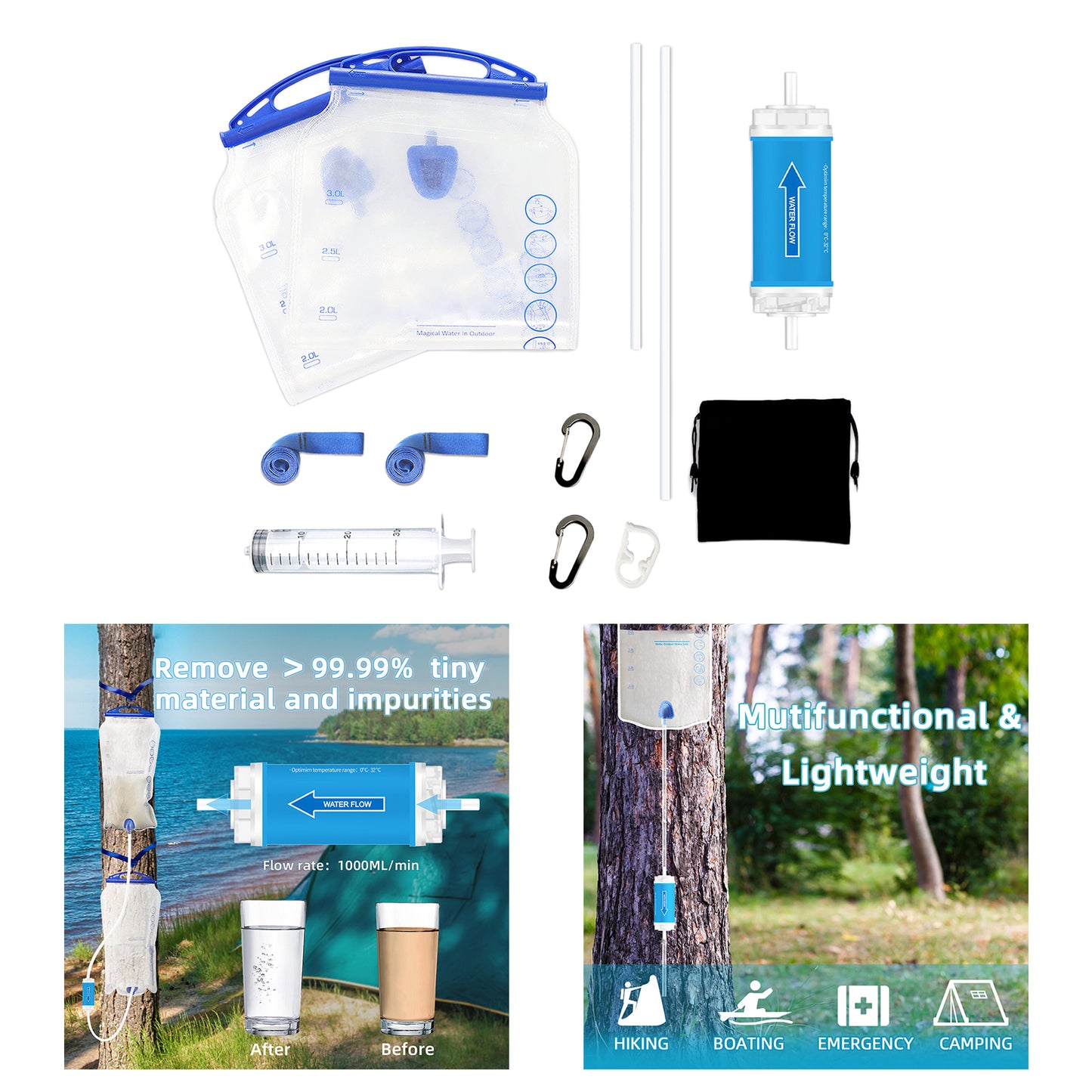 WaterFilter luxe complete set