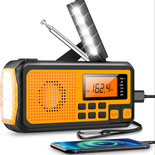 SOS signal Solar Radio powerbank