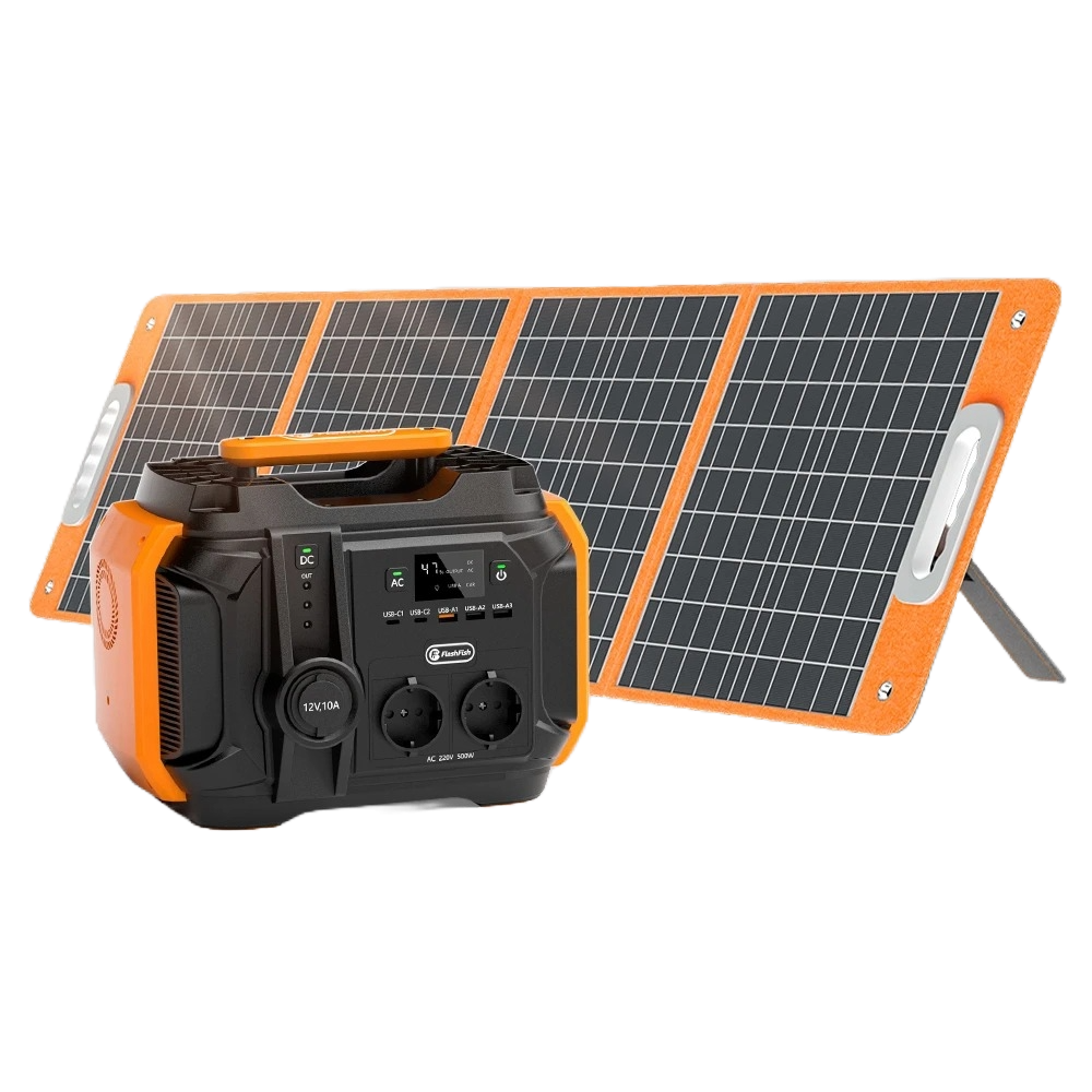 Solar panel complete kit system set 540wh 500W off grid power emergency panel