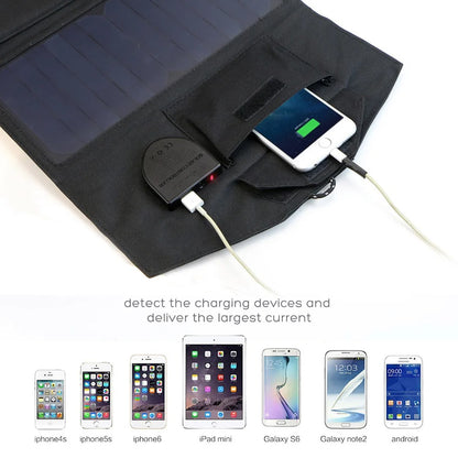 Portable solarpanel sos emergency off grid power station 5V21W and Bulit-in 10000mAh battery